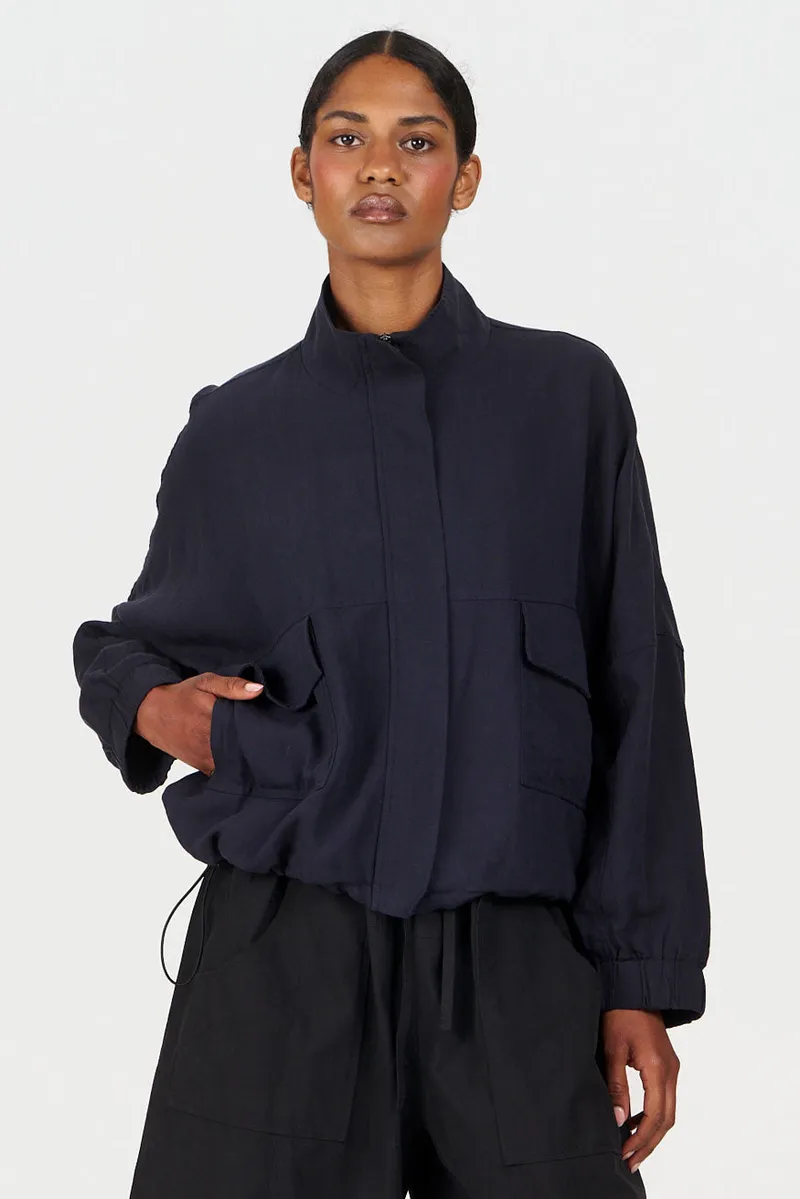 KOMODO KOMODO Damen vegan Jacke Koko Navy, Extra dunkelblau, – Produktbild 1 von 1