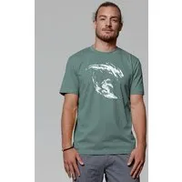 watapparel watapparel T-Shirt Unisex Surfing Spaceman, Green bay, – Produktbild 1 von 1