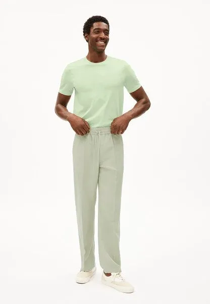 ARMEDANGELS ARMEDANGELS LUKAA LINO Herren Webhose aus Leinen-Mix, Seagreen, – Produktbild 4 von 4