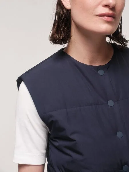 LANIUS LANIUS Leicht wattierte Weste aus recyceltem Polyester, Night blue, – Produktbild 3 von 4