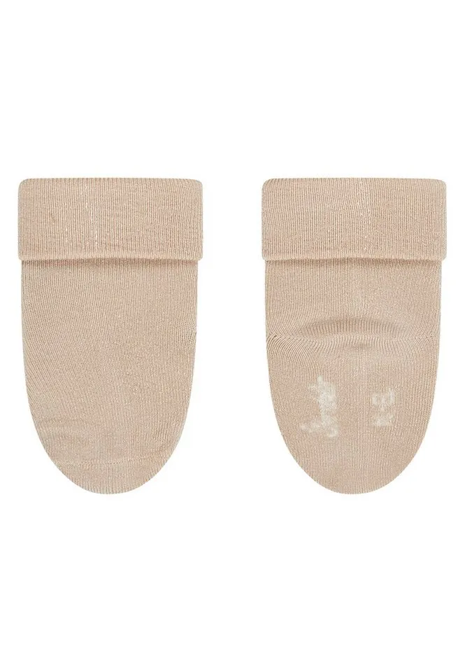 Sterntaler Sterntaler Socken Baby Socken 3er-Pack uni (3-Paar) Baby-Socken 3er-Pack, Umschlag, Bambus-Viskose, weich & hautfreundlich, Beige|grau, – Produktbild 3 von 3