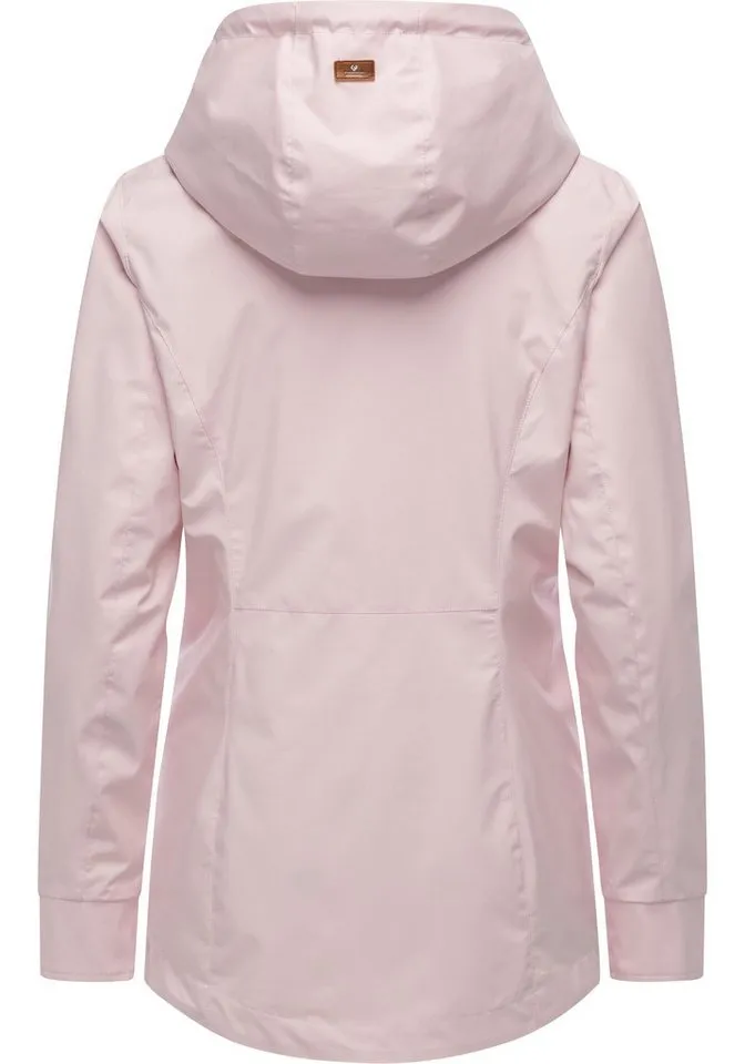 ragwear ragwear Outdoorjacke Alvena Summer YOUMODO Wasserdichte und atmungsaktive Übergangsjacke, Rosa, – Produktbild 4 von 5