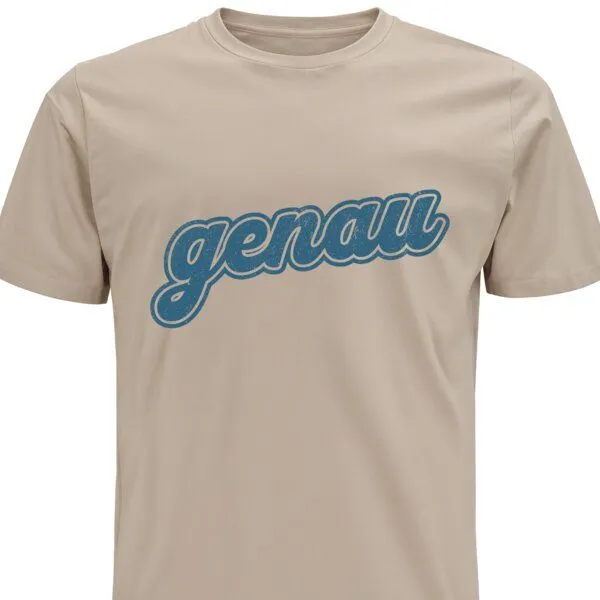 Spreecult Spreecult Genau - Bio und Fair - Männer Unisex T-Shirt, Wüstensand, – Produktbild 1 von 2