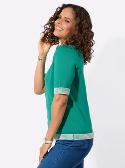 Witt Kurzarmpullover smaragd – Produktbild 1 von 1