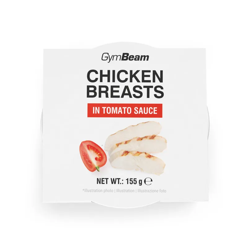 GymBeam Food GymBeam Hähnchenbrust in Tomatensoße 155 g – Produktbild 1 von 1