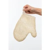 Tranquillo Tranquillo Badehandschuh SISAL NATURE, White, – Produktbild 2 von 6