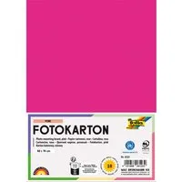 folia folia Fotokarton, 300 g/m², 50 x 70 cm, 10 Bogen, pink – Produktbild 1 von 1