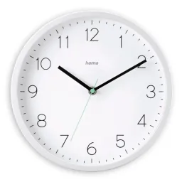 Hama Hama DCF-Funkwanduhr "Menorca", analog, Ø 25 cm – Produktbild 1 von 1