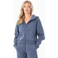 ORGANICATION ORGANICATION JODDY | Essentials Full Zip-Hoodie aus Bio-Baumwolle und recyceltem Polyester, Soft indigo, – Produktbild 1 von 1