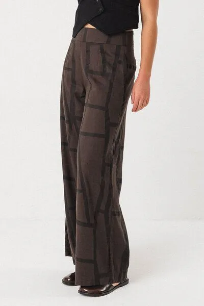 SKFK SKFK Palazzohose Ekieta - Kintsugi Brown – Produktbild 1 von 4