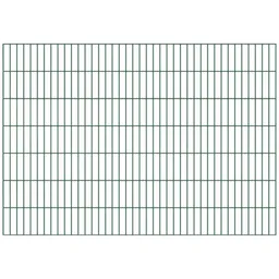 Alberts ALBERTS Doppelstab-Gittermatte, verz.grün, BxH2000x1400mm, Draht-Ø6/5/6, Masche50x200mm – Produktbild 1 von 1