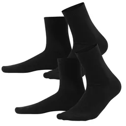 Living Crafts LIVING CRAFTS - Unisex Socken, 2er Pack - Schwarz (98% Bio-Baumwolle; 2% Elasthan), Nachhaltige Mode, Bio Bekleidung – Produktbild 1 von 1