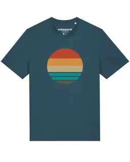 watapparel watapparel T-Shirt Retro Sunset Ocean – Produktbild 1 von 1