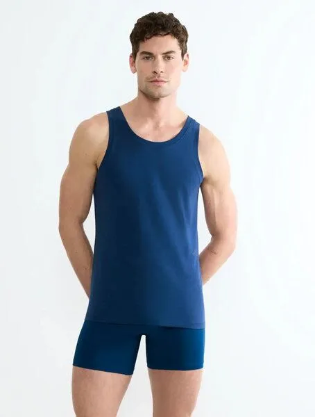 Sloggi Sloggi Herren Tanktop Unterhemd SLG BASE, Ultramarine, – Produktbild 1 von 3
