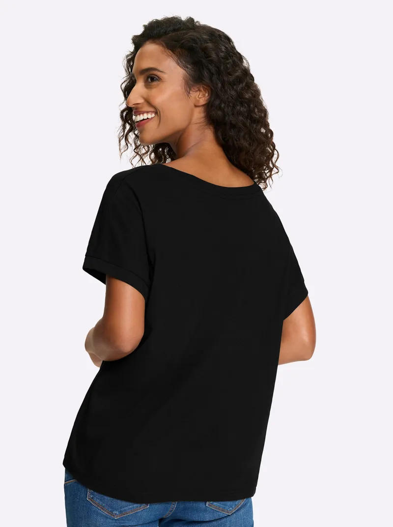 heine Shirt, Schwarz, – Produktbild 2 von 2