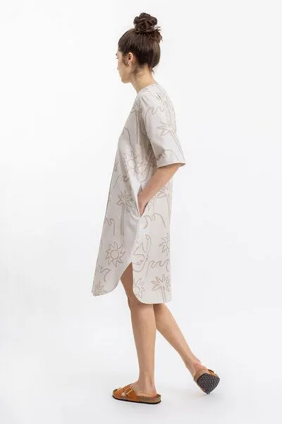 Rotholz Rotholz Beachside Kaftan Kleid Off-White, Weiss, – Produktbild 4 von 4