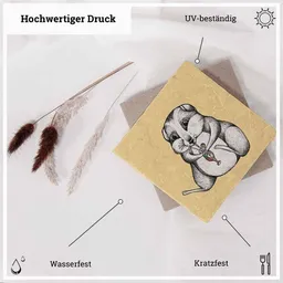LIGARTI Fliesenuntersetzer »Korni« von LIGARTI | Design Untersetzer | Natursteinfliese – Produktbild 1 von 1