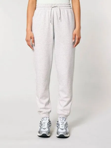 Human Family Human Family Bio Unisex Jogginghose - "Chiller", Hellgrau-meliert, – Produktbild 2 von 4