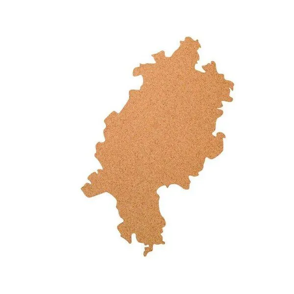 Kork-Deko Kork-Deko Pinnwand Hessen aus ca. 80x50 cm – Produktbild 1 von 2