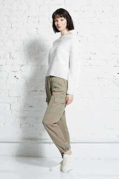 Wunderwerk Wunderwerk Kelly cargo pant, Beige (240 - clay beige), – Produktbild 3 von 3