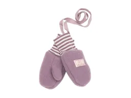 Pickapooh Pickapooh Baby und Kinder Fäustlinge Bio-Merinowolle Fleece altrose Gr. 2 (bis 2 Jahre) – Produktbild 1 von 1
