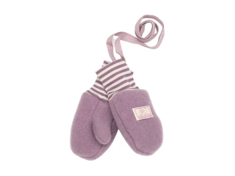 Pickapooh Pickapooh Baby und Kinder Fäustlinge Bio-Merinowolle Fleece altrose (bis 2 Jahre), Rosa, – Produktbild 1 von 1