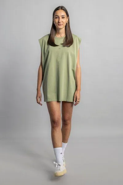 DIRTS dirts Heavy Cotton Tank Top, Sage green, – Produktbild 4 von 4
