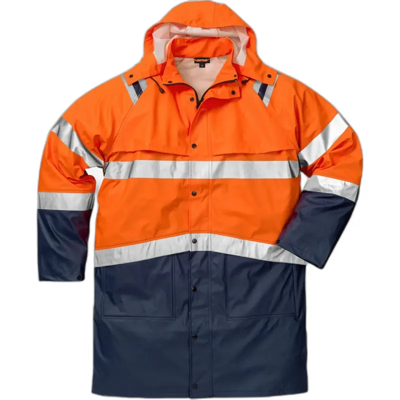 Fristads Wasserdichte Hochsichtbarkeitsjacke Klasse 3 Fristads Outdoor 4634 RS, Orange, – Produktbild 2 von 2
