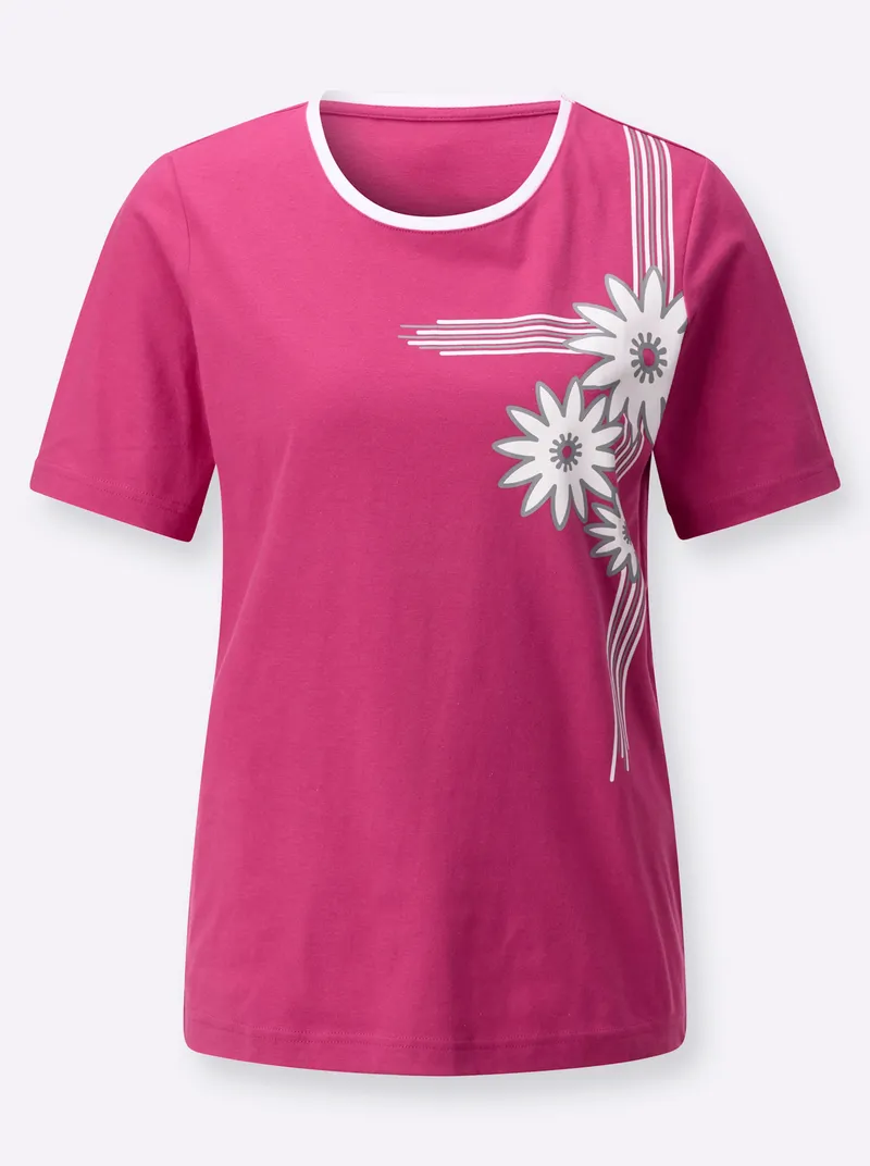 Witt Kurzarmshirt fuchsia, Fuchsia, – Produktbild 2 von 2