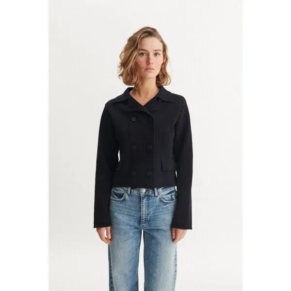 Basic Apparel Basic Apparel Jacke MIMA aus Bio-Baumwolle GOTS, Schwarz (black), – Produktbild 1 von 3