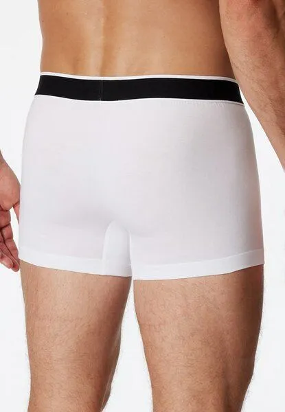 Schiesser Schiesser 3er Pack Shorts Biobaumwolle 95/5, Weiss, – Produktbild 2 von 4