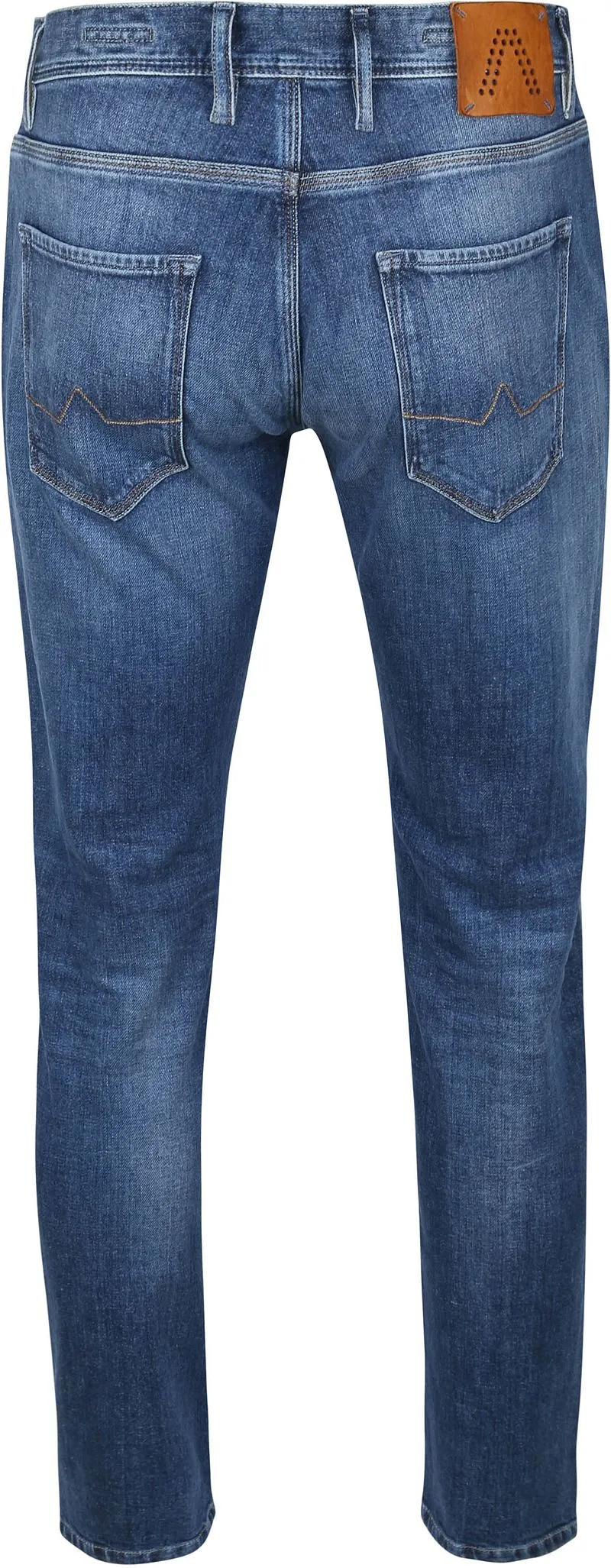Alberto Alberto Slim Organic Denim Dark Blue - Größe W 40 - L 32, Blau, – Produktbild 3 von 3