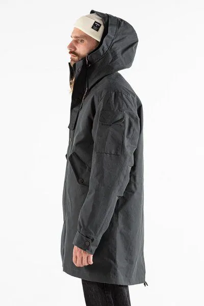 JECKYBENG JECKYBENG The JACKET - Unisex Parka aus Bio-Baumwolle, Graugrün, – Produktbild 4 von 4