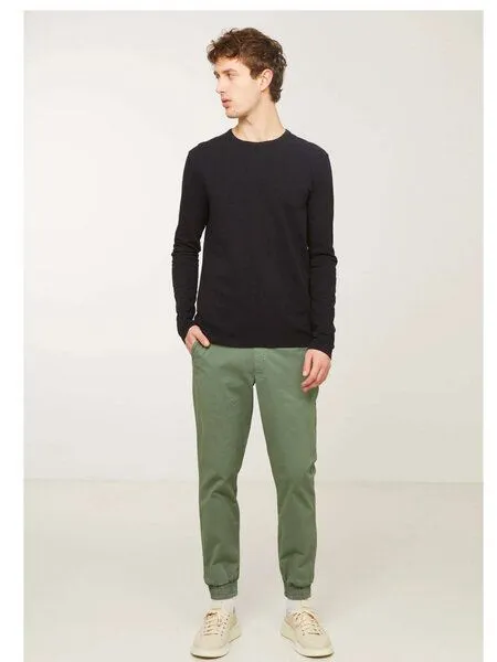 recolution recolution Herren Jogg Chino MUSA Bio-Baumwolle, Khaki, – Produktbild 4 von 4