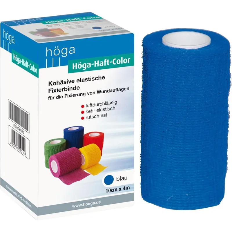 Höga-Pharm HÖGA HAFT Color Fixierb.10 cmx4 m blau 1 St Binden – Produktbild 1 von 1