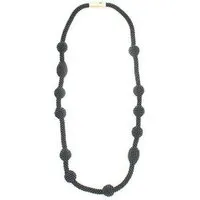 Sakiba Sakiba Kette lang/Dreifacharmband Morse ”Liebe”, Schwarz, – Produktbild 1 von 1