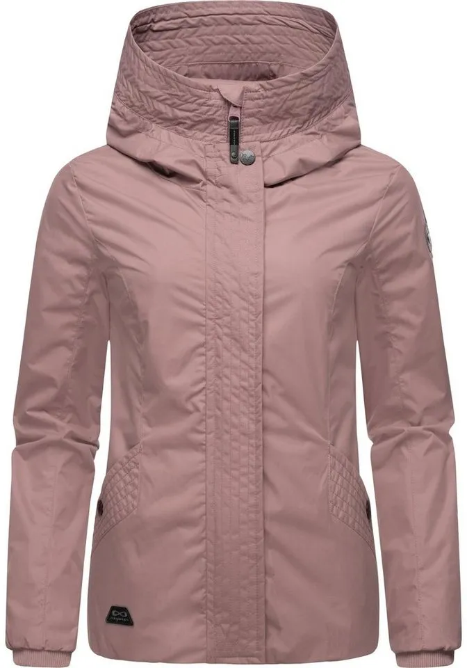 ragwear ragwear Outdoorjacke Vannesa Wasserdichte Damen Übergangsjacke mit Kapuze, Lila, – Produktbild 2 von 5