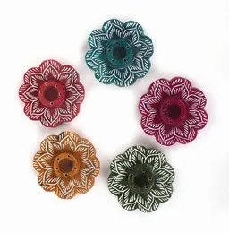 El Puente El Puente Räucherstäbchenhalter "Flower" | Fair Trade & Handmade aus Indien – Produktbild 1 von 1