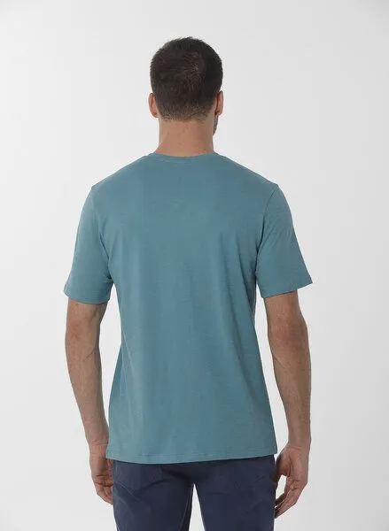 ORGANICATION ORGANICATION T-Shirt aus Bio-Baumwolle mit Print, Petrol(petrol green), – Produktbild 4 von 4