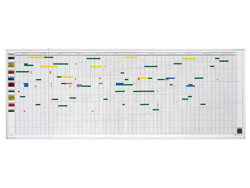 magnetoplan magnetoplan Whiteboard, Plantafel für Aktivitäten- und Urlaubsplaner für 45 Personen – Produktbild 3 von 6