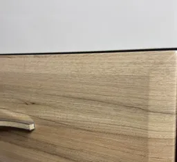 OTTO home Nachtkommode Gala, beige hochglänzend UV lackiert und melaminbeschichtet, kratzfest (Soft-Close Funktion, Maße: B/T/H 57/41/41cm), mit 2 Schubladen, klassische Rahmenoptik, FSC-zertifiziert – Produktbild 1 von 1