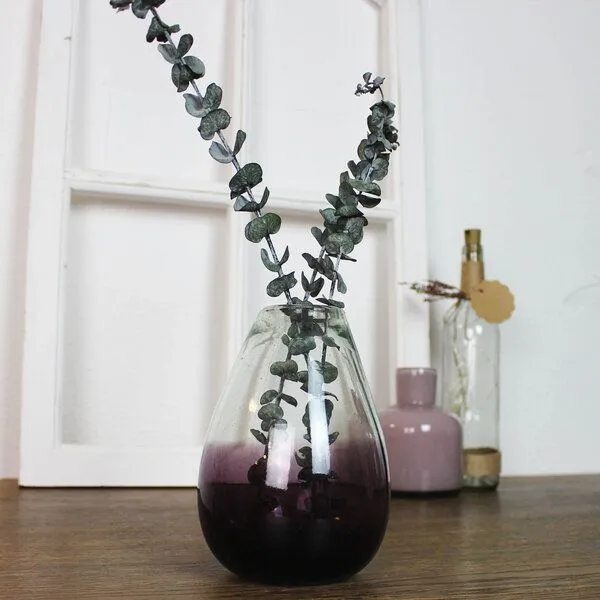 Mitienda Shop Mitienda Shop Dekovase Gotita lila | Blumenvase 12cm – Produktbild 2 von 4