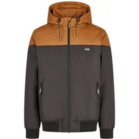 Iriedaily Iriedaily Insulaner Jacket, Black teak (schwarz/orange), – Produktbild 1 von 1