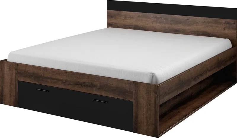 Home affaire Schlafzimmer-Set Beta Komplettschlafzimmer in 3 Farben und 2 Bettgrößen, (4-tlg), wahlweise in 3 Farben und 2 Bettgrößen, Schwarz, – Produktbild 3 von 6