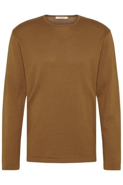 Wunderwerk Wunderwerk Herren Rundhals Pullover aus 100% Biobaumwolle "Core crewknit co male", Braun (burned almond 843), – Produktbild 1 von 4