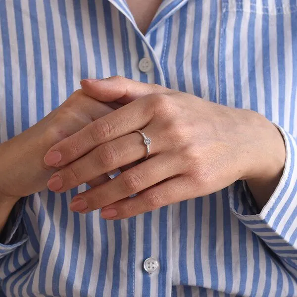 Eppi Eppi Ring aus Gold mit einzigartigem Salt´n´Pepper Diamanten Zamiel, Rosa, – Produktbild 4 von 4