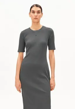 ARMEDANGELS ARMEDANGELS SEHAARAA GMT DYE Damen Ripp-Jerseykleid aus Bio-Baumwoll Mix – Produktbild 1 von 1
