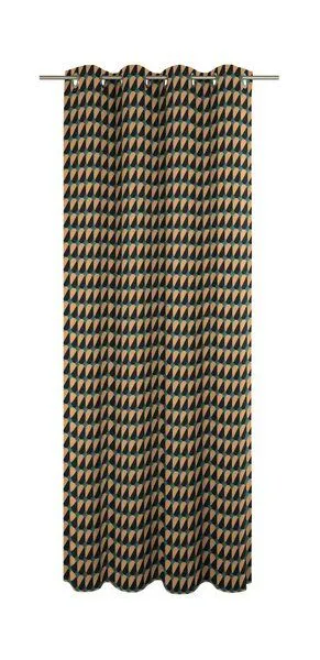 Nature by Adam Nature by Adam Vorhang aus 100% Bio-Baumwolle - Made in Germany - Circles, Dunkelblau, – Produktbild 2 von 7