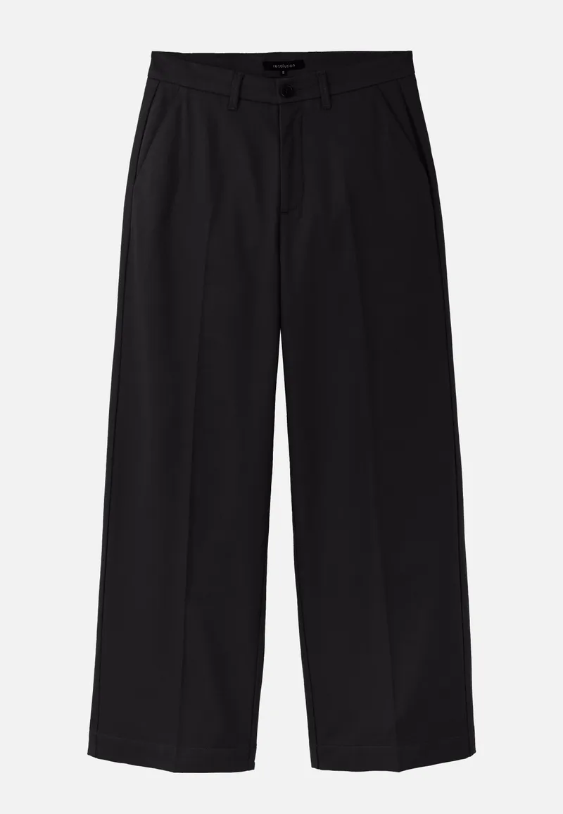 recolution Recolution Damen vegan Hose Marlene Ligularia Schwarz, Schwarz, – Produktbild 1 von 2