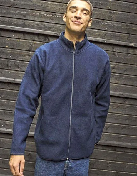 Neutral Neutral® Herren Unisex Fleecejacke Jacke Übergangsjacke von Neutral RPet Recyceltes Polyester Übergrösse bis 5XL Plus Size, Navy, – Produktbild 1 von 4